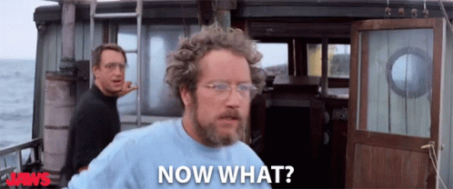 Man with Glasses and Beard Saying Now What