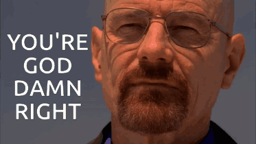 Man with Glasses and Beard Saying You're Right