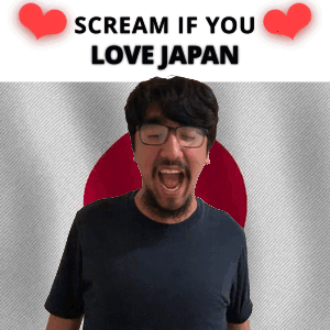 Man with Glasses and Beard Screaming