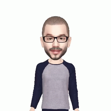 Man With Glasses and Beard Shrugging