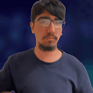Man with Glasses and Beard Standing