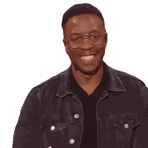 Man With Glasses and Black Jacket Clapping
