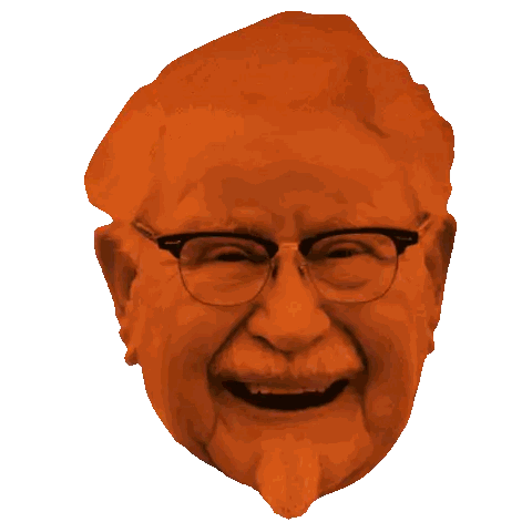 Man with Glasses and Flames in Eyes