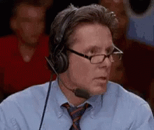 Man with Glasses and Headphones