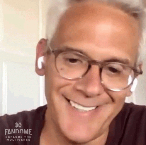 Man With Glasses And Headphones Smiling GIF