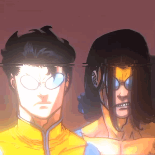 Man With Glasses and Man With Long Hair