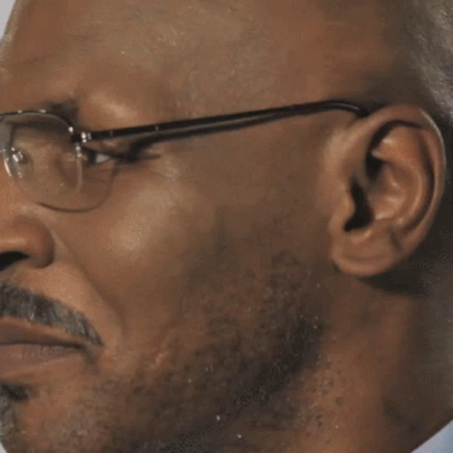 Man With Glasses And Mustache Smiling GIF