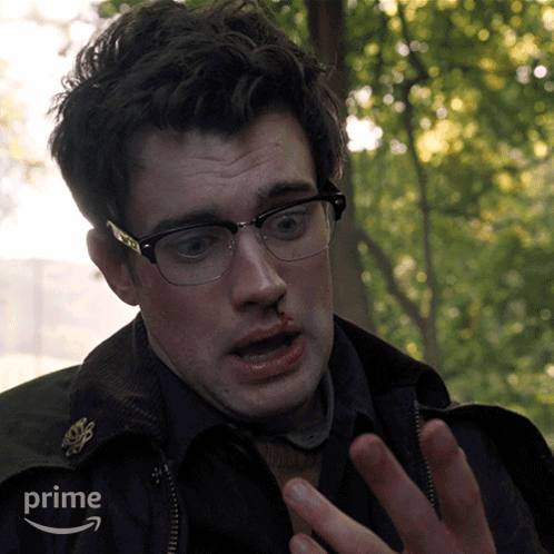 Man With Glasses And Prime Jacket GIF