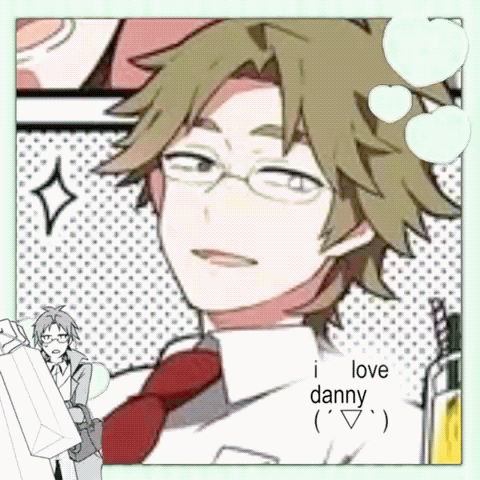Man with Glasses and Tie I Love Danny