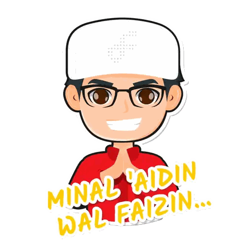Man with Glasses and White Hat Minal Aidin Wal Faizin