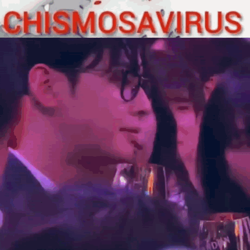 Man With Glasses And Wine GIF