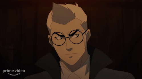Man With Glasses And Words May Assist GIF