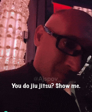 Man With Glasses Asking Can He Do Jiu Jitsu