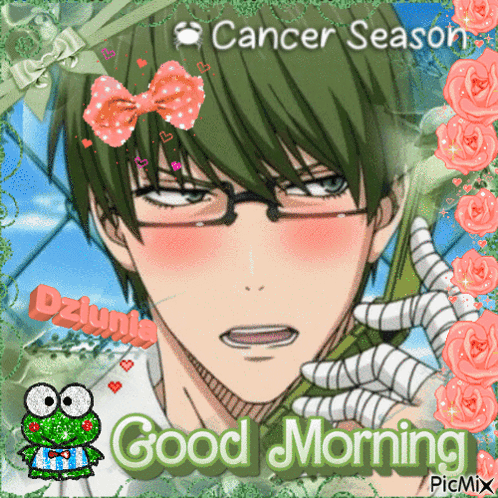 Man with Glasses Cancer Season