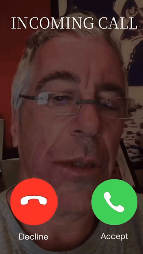 Man With Glasses Declining Call GIF