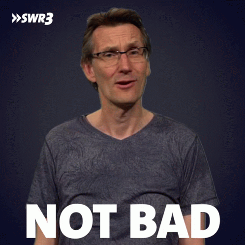Man With Glasses in Not Bad Shirt