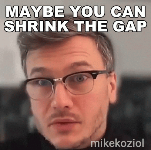 Man With Glasses Maybe Shrink Gap Mikekoziol GIF