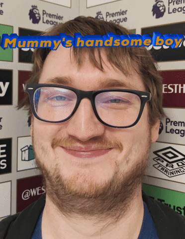 Man With Glasses Mummy's Handsome Boy