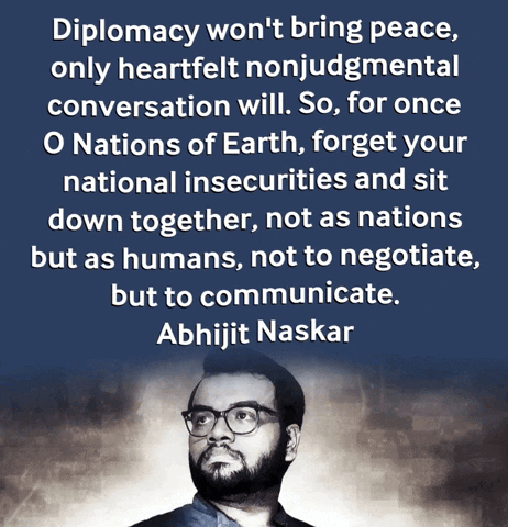 Man With Glasses Quote Abhijit Naskar GIF