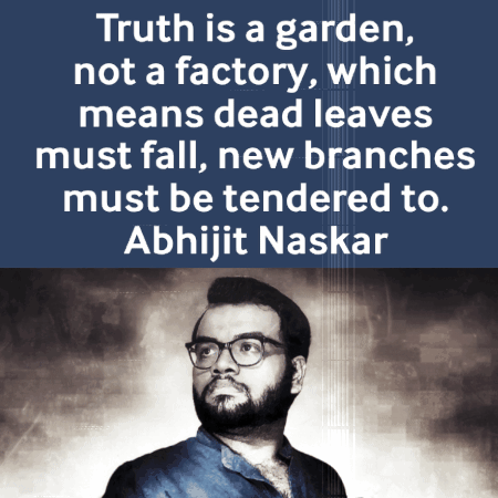 Man With Glasses Quote By Abhijit Naskar GIF
