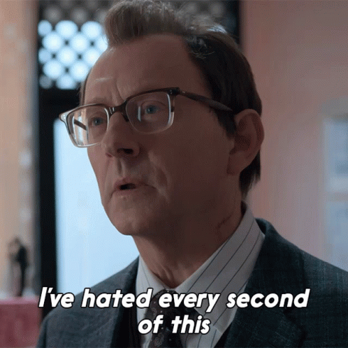 Man with Glasses Saying I Hated Every Second