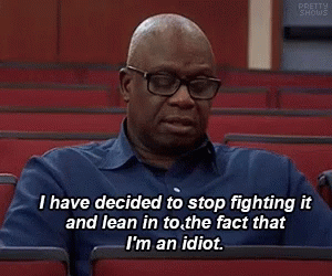 Man with Glasses Saying I Have Decided to Stop Fighting