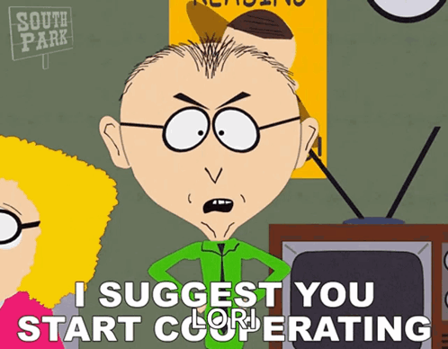 Man With Glasses Saying I Suggest You Start Cooperating GIF