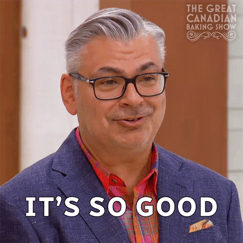 Man with Glasses Saying It's So Good