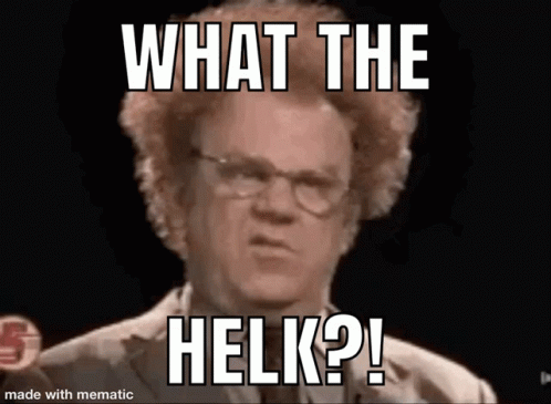 Man with Glasses Saying What