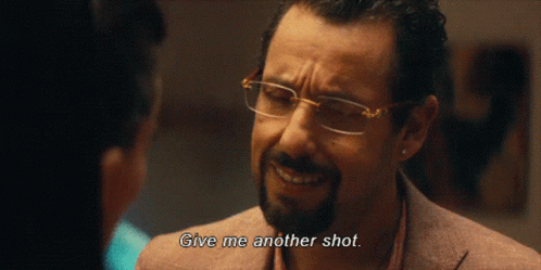 Man With Glasses Says Give Me Another Shot