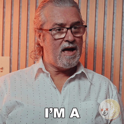 Man With Glasses Says I'm A GIF