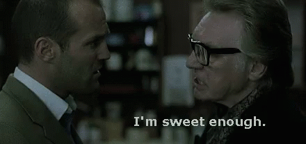 Man With Glasses Says I'm Sweet Enough