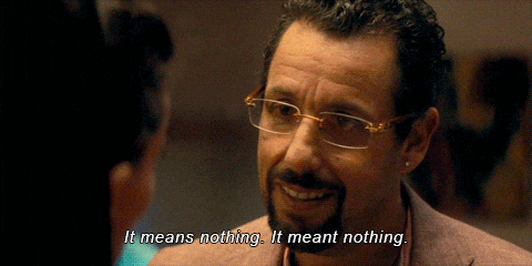 Man With Glasses Says It Means Nothing