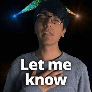 Man with Glasses Says Let Me Know