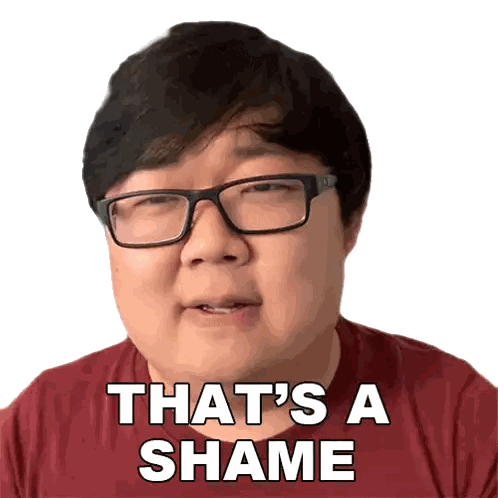Man With Glasses Says That's a Shame