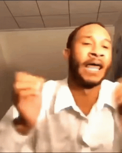 Man With Glasses Sitting On Couch Saying To The Next Level GIF
