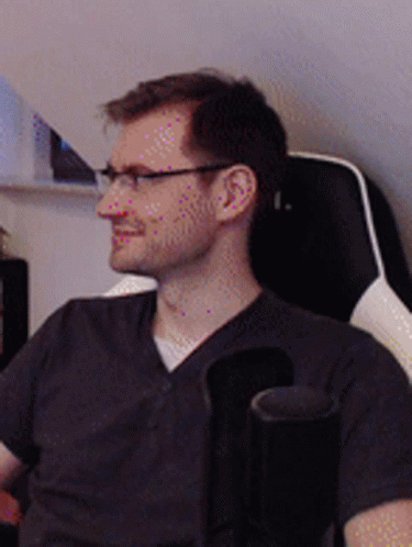 Man With Glasses Smiling GIF