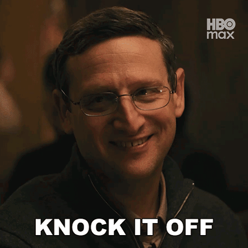 Man With Glasses Smiling Knock It Off