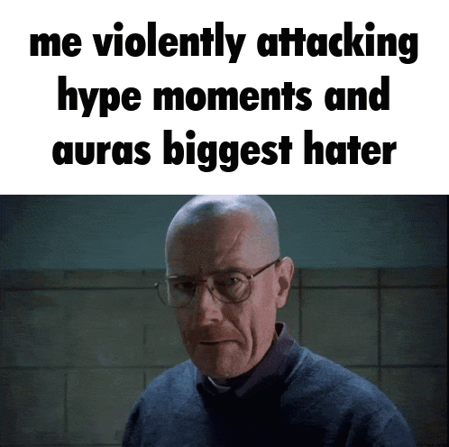 Man With Glasses Violently Attacking Hype Moments And Auras Biggest Hater GIF