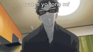 Man with Glasses Watch Yo Tone Mf