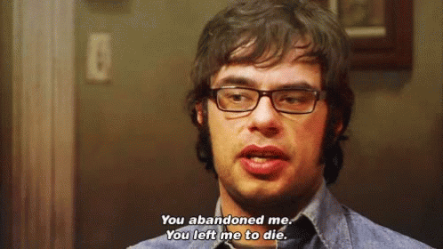 Man With Glasses You Abandoned Me You Left Me To Die