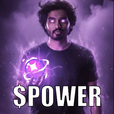 Man With Glowing Eyes Holding Purple Ball Power