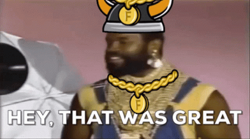 Man With Gold Chain And Coin Says Hey That Was Great GIF