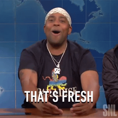 Man With Gold Chain Says F-Re-Sh-Fresh