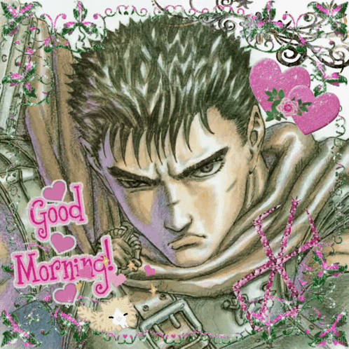 Man with Good Morning