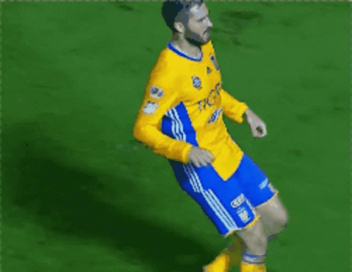 Man With Green Face Paint In Stands GIF