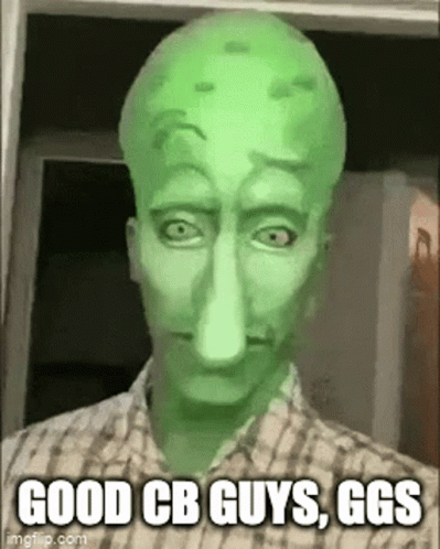 Man With Green Mask Saying Good Cb Guys Ggs GIF
