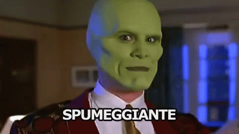 Man With Green Mask Spumegigante GIF