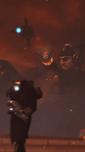 Man With Gun Saying Damn GIF