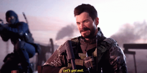 Man With Gun Says Let's Get Evil Another Man